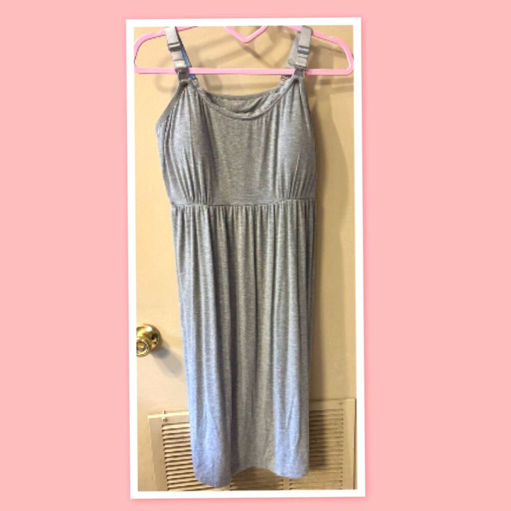 Women’s Gray Adjustable Strap Dress ~ Size 2X